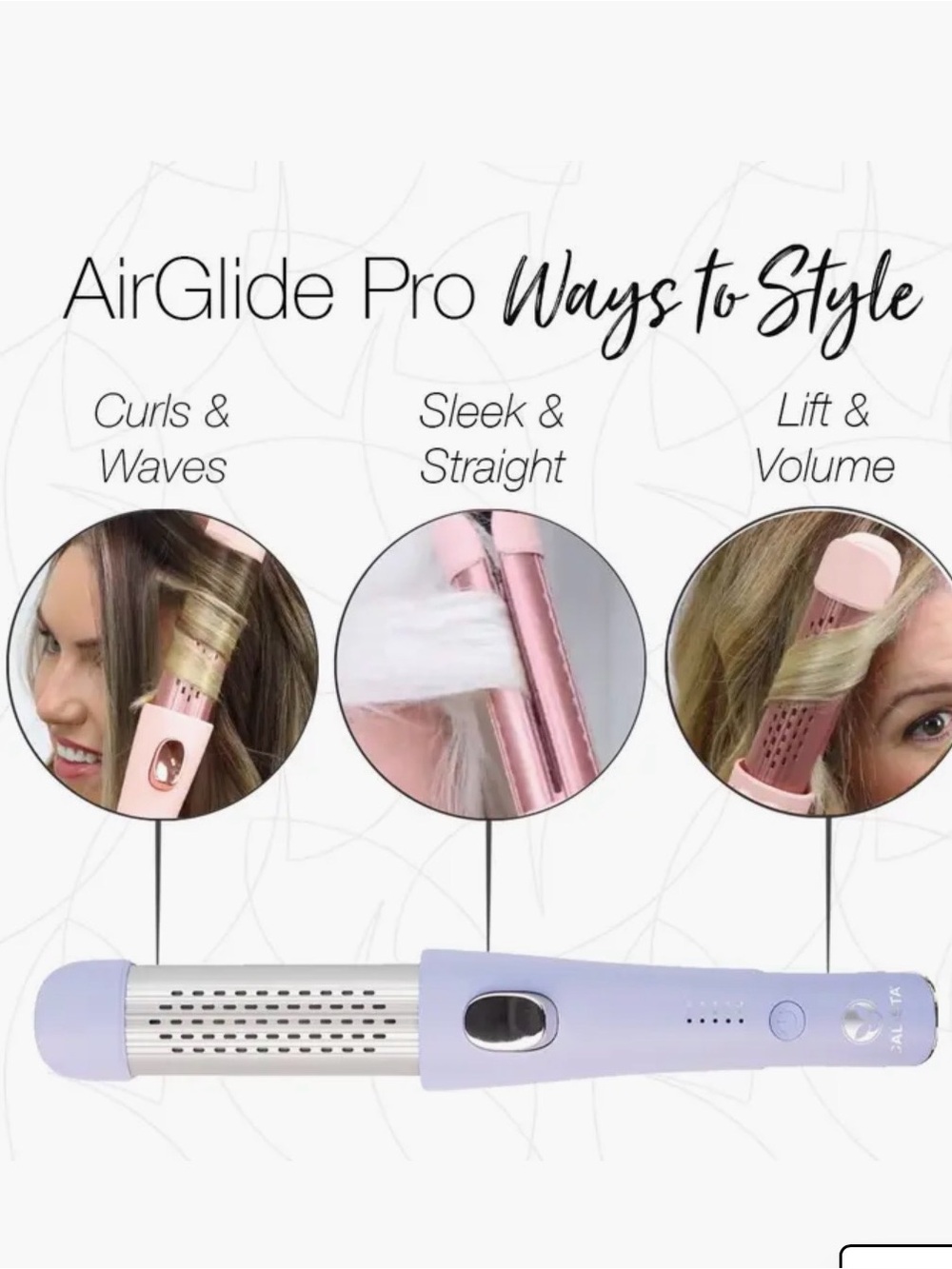 NWT - Calista - Lilac Ceramic - Airglide Pro Cool Breeze Styler - Picture 2 of 5